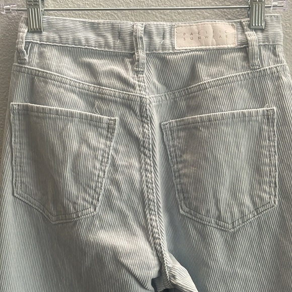PacSun Light Blue Corduroy High Waisted Bootcut Jeans - Picture 5 of 8